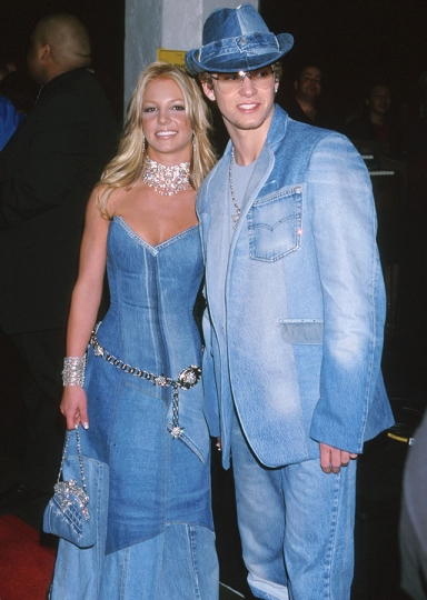 Britney Spears & Justin Timberlake of NSYNC (Photo by Jeffrey Mayer/WireImage)