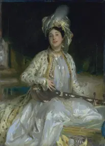 "Portrait of Almina, daughter of Asher Wertheimer", 1908