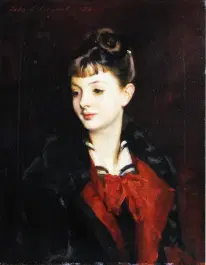 "Portrait of Mademoiselle Suzanne Poirson" 1884