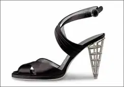 Cage heel created by Salvatore Ferragamo